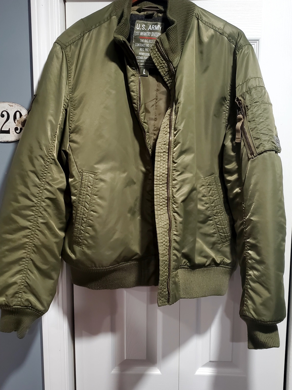 U.S. Army Olive Bomber / Tankers Jacket Coat